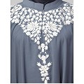Designer embroidery Irani Kaftan - Grey